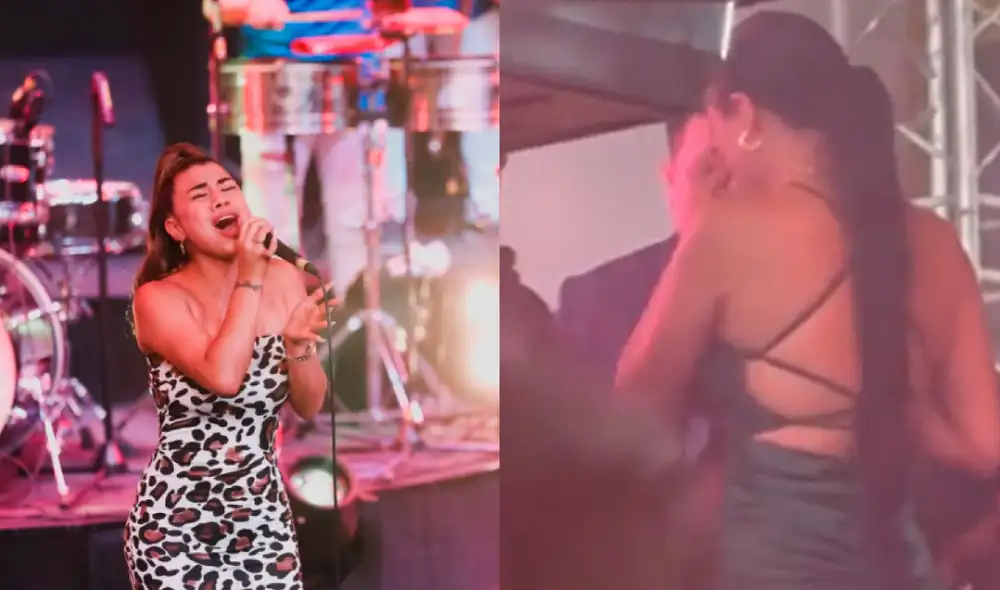 Brunella Torpoco recibió el respaldo de sus seguidores en pleno concierto. Foto: composición Brunella Torpoco/Instagram, Prensa Callao TV/Facebook.