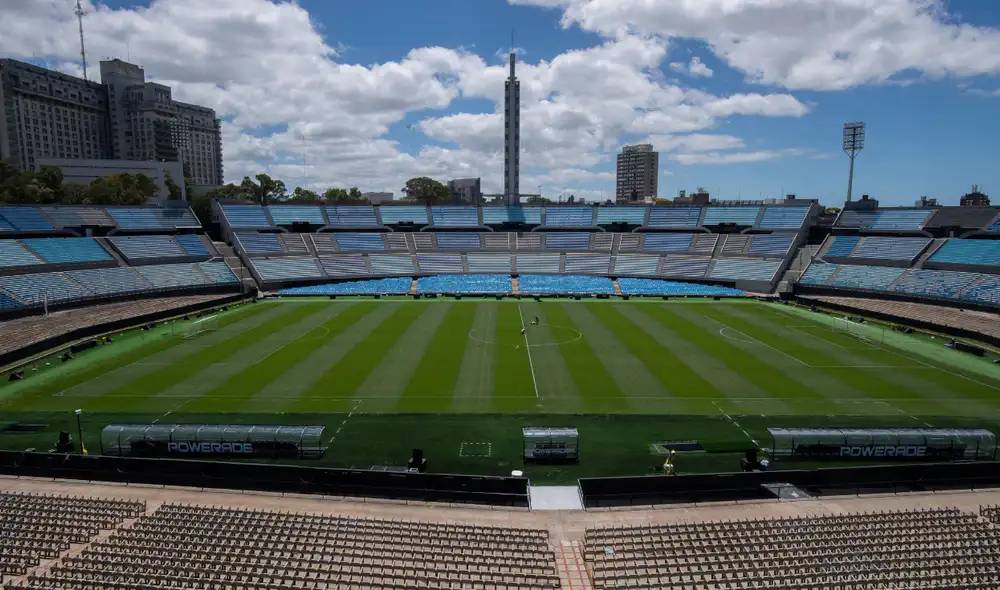 El estadio Centenario es uno de los principales recintos deportivos de Uruguay. Foto: AFP