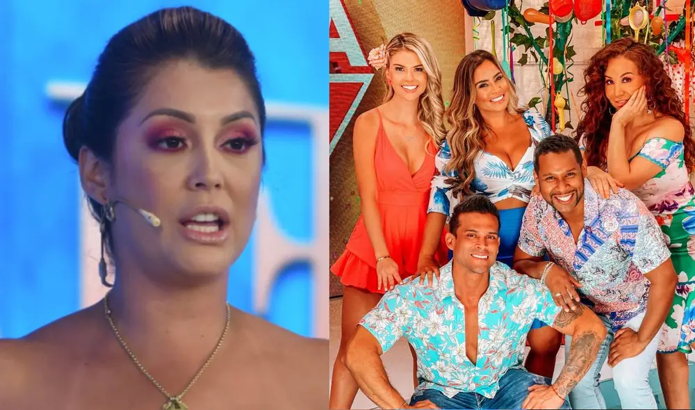 Karla Tarazona se refiere a la polémica en torno a comentarios de Christian Domínguez y compañeros en América hoy. Foto: composición/ La República/ Instagram