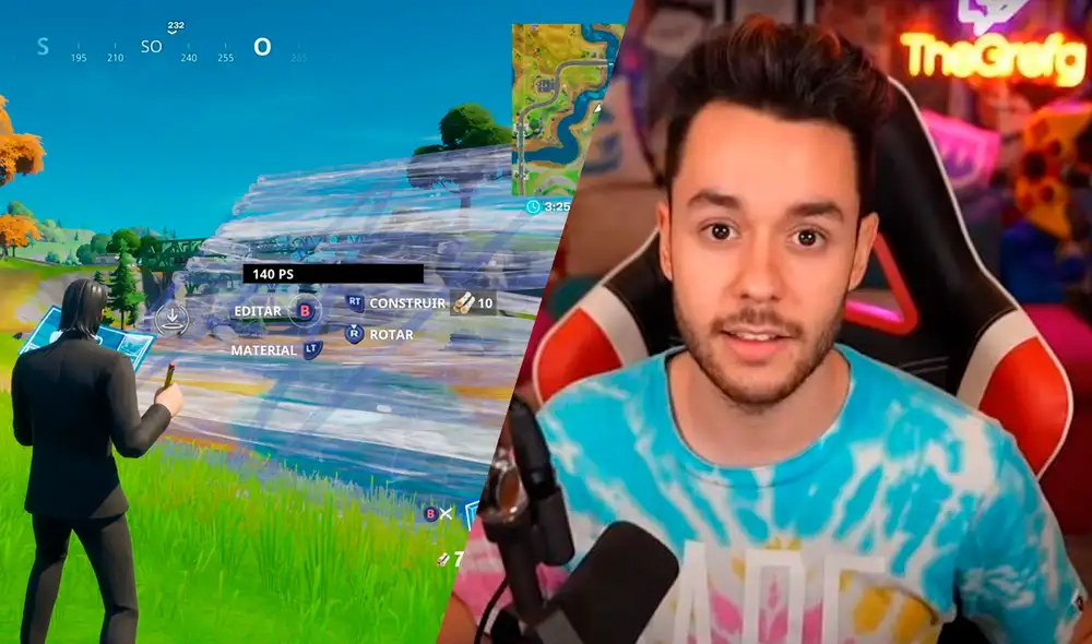 TheGrefg quiere que Epic Games cree un modo sin construcción y otro con construcción en Fortnite. Foto: TheGrefg - Fortnite - composición La República