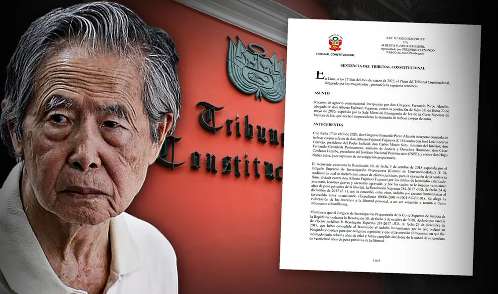 TC considera que argumentos para anular el indulto a Alberto Fujimori caen en subjetividades y presunciones no probadas. Foto: diseño de Fabrizio Oviedo / GLR