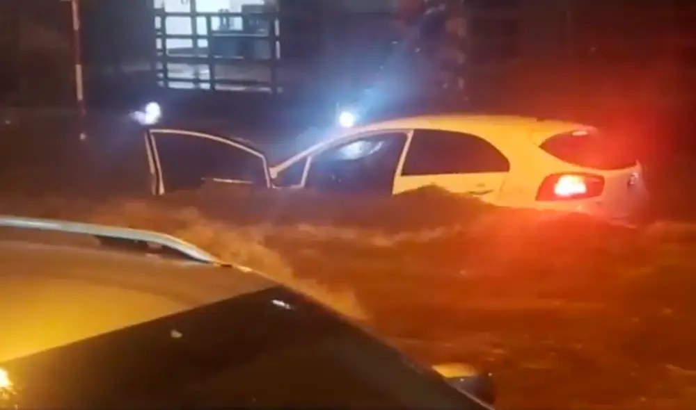 La Dirección de Meteorología e Hidrología reveló que un “sistema de tormentas” afectó el centro, sur y este de la región oriental del país, donde está Asunción. Foto: captura de video / Seven Paraguay La Dirección de Meteorología e Hidrología reveló que un “sistema de tormentas” afectó el centro, sur y este de la región oriental del país, donde está Asunción. Foto: captura de video / Seven Paraguay