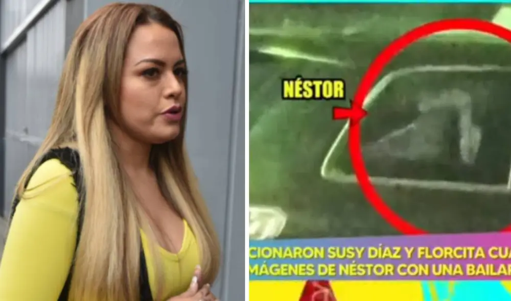 Amor y fuego expuso imágenes comprometedoras de Néstor Villanueva y bailarina. Foto: GLR / captura de Willax Amor y fuego expuso imágenes comprometedoras de Néstor Villanueva y bailarina. Foto: GLR / captura de Willax