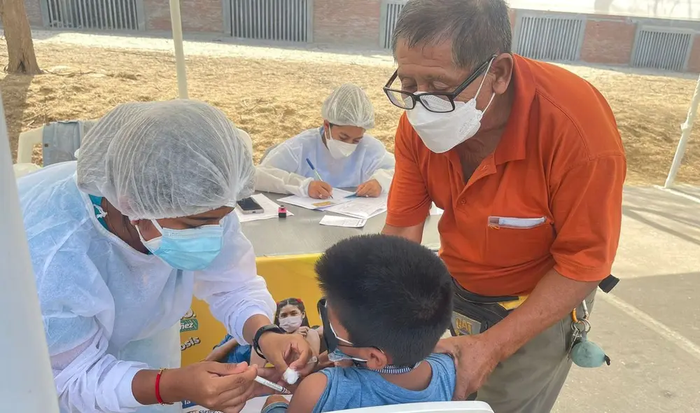 Impulsarán vacunación de menores en Piura. Foto: Diresa Piura