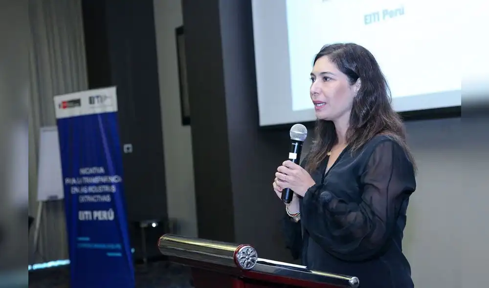 Angela Grossheim Barrientos fue ministra de Energía y Minas en el 2018. Foto: Andina