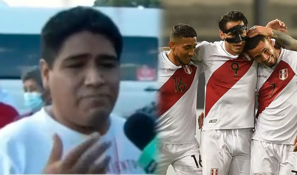 Los hinchas peruanos llegaron a Montevideo desde Argentina y Lima. Foto: composición captura de Movistar/EFE