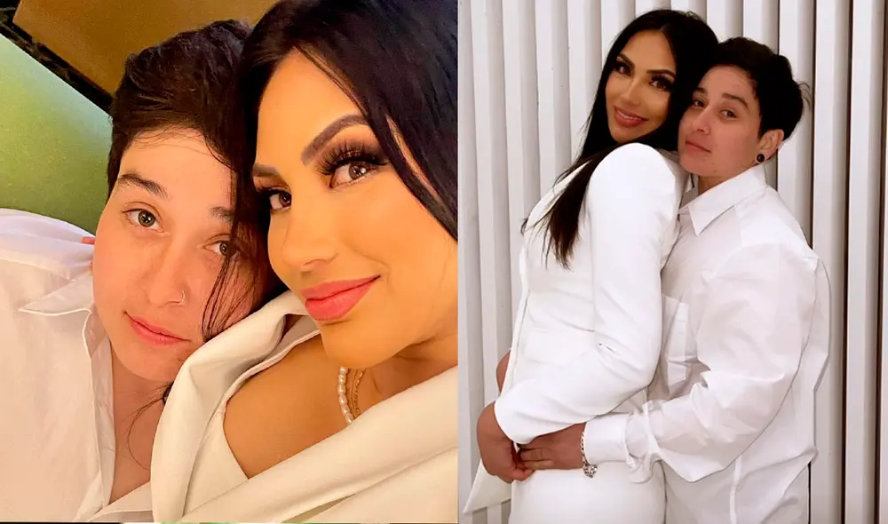 Lesly Reyna y Aleck Acaiseid se casaron. Foto: Instagram