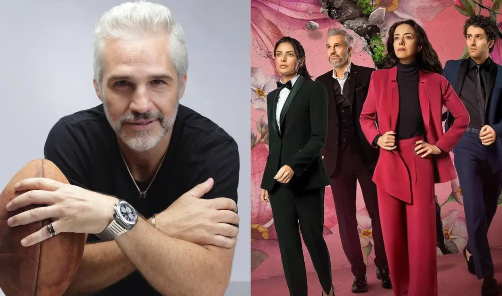 Juan Pablo Medina, protagonista de la serie de Netflix La casa de las flores. Foto: composición/ Instagram/ Netflix