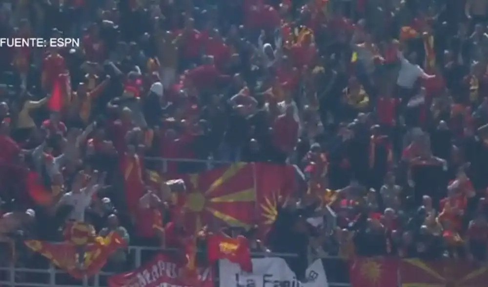Macedonia del Norte enfrentará a Portugal en la final del repechaje. Foto: captura de ESPN