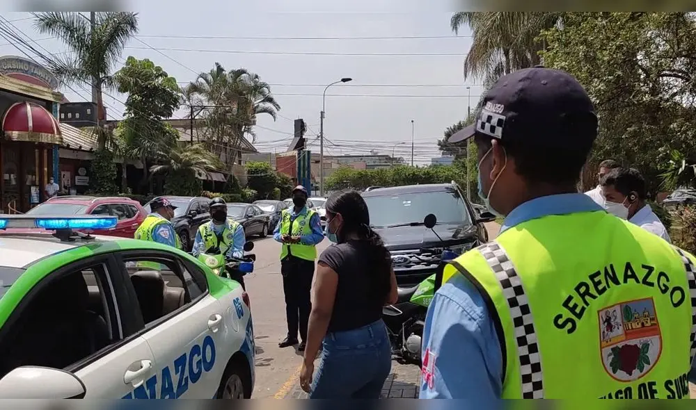 La mujer fue puesta a disposición del grupo Terna de la Policía. Foto: Municipalidad de Surco La mujer fue puesta a disposición del grupo Terna de la Policía. Foto: Municipalidad de Surco