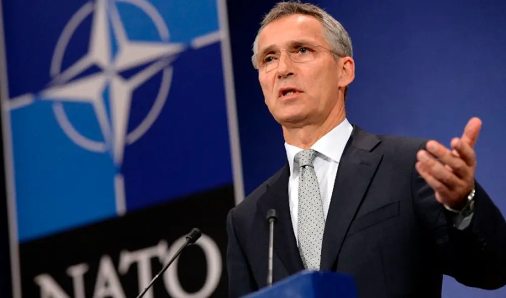 “La OTAN no es parte del conflicto... proporciona apoyo a Ucrania, pero no es parte del conflicto”, indicó el secretario general de la OTAN. Foto: OTAN