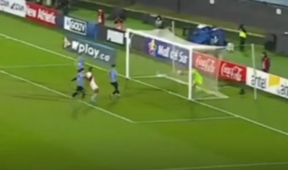 Perú cayó 1-0 ante Uruguay en Montevideo. Foto: Movistar Deportes