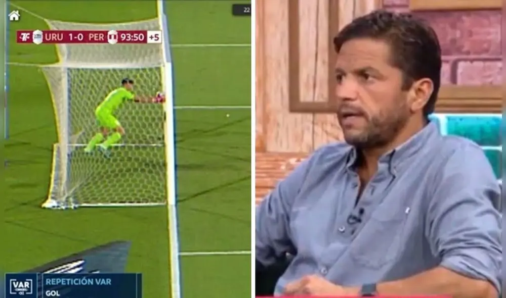 Pedro García conversó con los porteros uruguayos tras la pólemica del Perú vs. Uruguay. Foto: captura Movistar Deportes. Pedro García conversó con los porteros uruguayos tras la pólemica del Perú vs. Uruguay. Foto: captura Movistar Deportes.