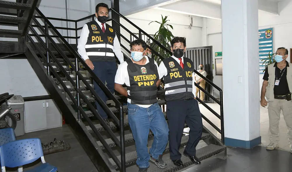 Detenidos. Nueve de los 24 miembros de la organización criminal fueron capturados. Foto: difusión Detenidos. Nueve de los 24 miembros de la organización criminal fueron capturados. Foto: difusión