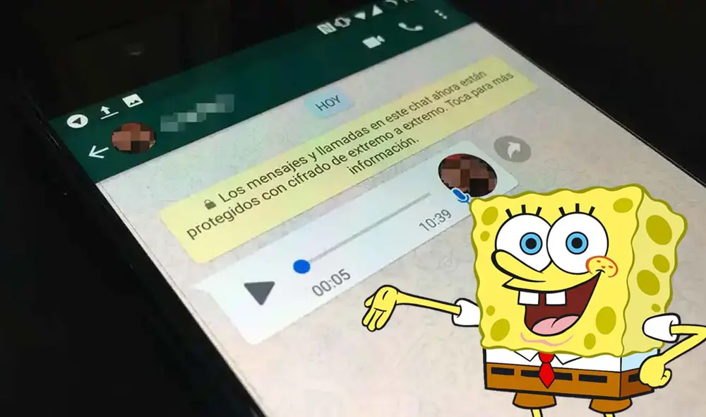 Si eres fanático de Bob Esponja, tienes que probar este truco de WhatsApp. Foto: Andro4all Si eres fanático de Bob Esponja, tienes que probar este truco de WhatsApp. Foto: Andro4all