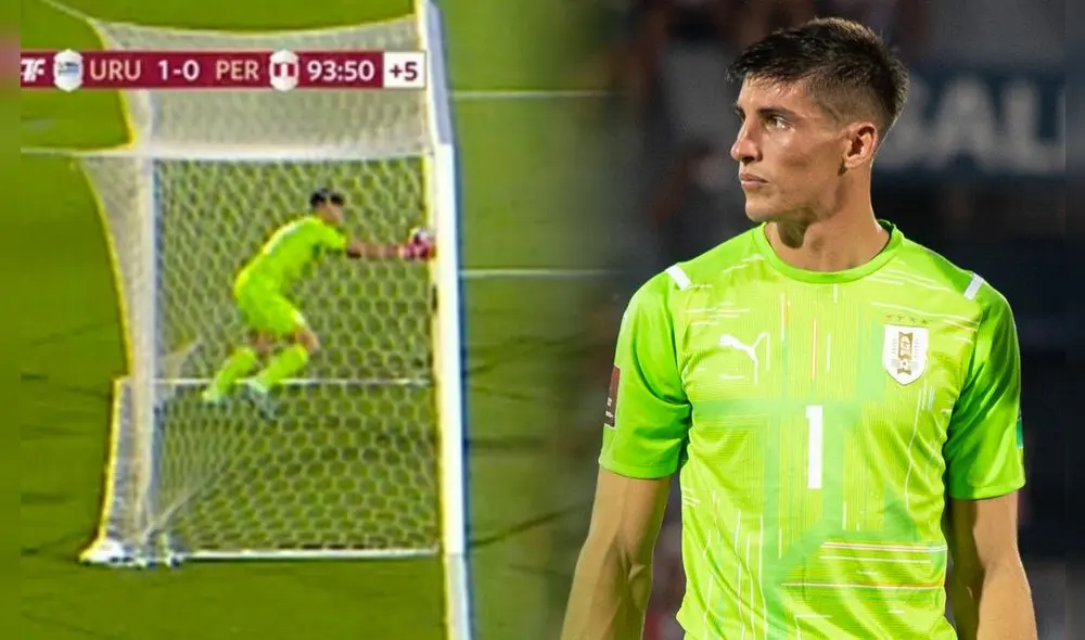 Sergio Rochet se ganó el puesto de titular tras la lesión de Fernando Muslera. Foto: captura Conmebol/Selección uruguaya