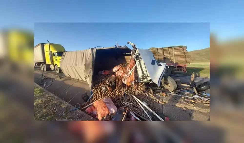 Puno. Siniestro dejó como saldo la muerte del conductor de un camión en Juliaca. Foto: FG Noticias