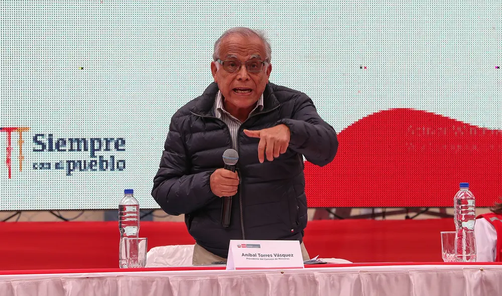 Aníbal Torres cuestionó que el Congreso inicie otro proceso de vacancia contra Pedro Castillo. Foto: PCM