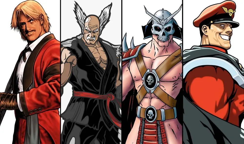 Rugal, Heihachi, Shao Khan y M. Bison son villanos clásicos de los videojuegos de pelea. Foto: Series Maniácos