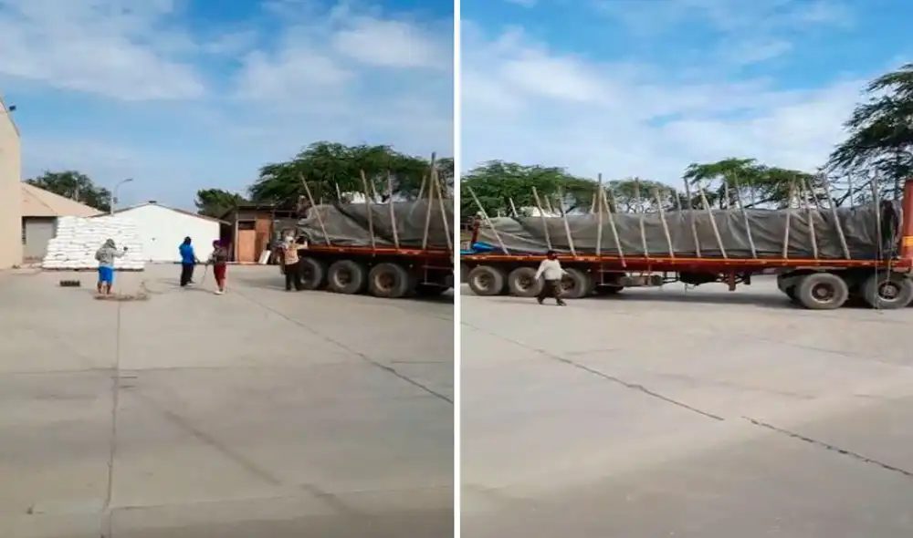 Empresa CC Pacífico SAC denunció que sí entregó alimentos, pero no le pagaron. Foto: captura de vídeo