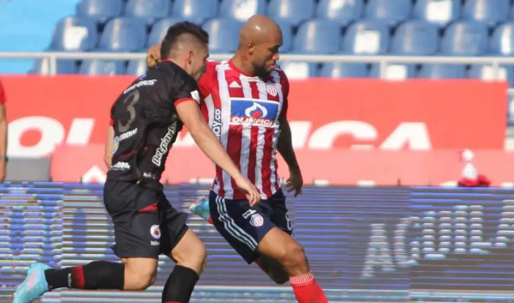 junior y Pasto igualaron a uno. Foto: Twitter Junior