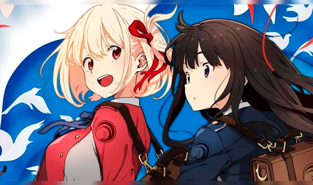 Primer visual de "Lycoris Recoil" que se reveló con el primer anuncio del anime. Foto: Spider Lily／アニプレックス・ABCアニメーション・BS11