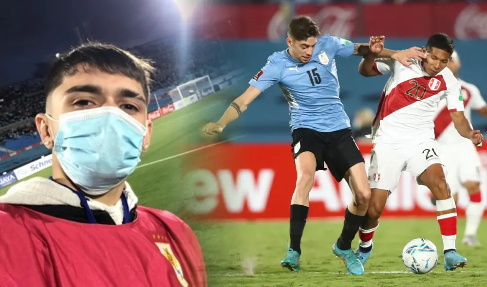 Paul Ortíz, un recogepelotas del Uruguay vs. Perú, contó cómo hizo demorar a Pedro Gallese. Foto: composición/Paul Ortíz/FPF