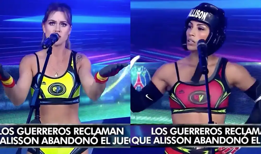 Ducelia Echevarria acusó a Allison Pastor de abandonar los juegos cada vez que le toca competir contra ella. Foto: Esto es guerra/captura Ducelia Echevarria acusó a Allison Pastor de abandonar los juegos cada vez que le toca competir contra ella. Foto: Esto es guerra/captura