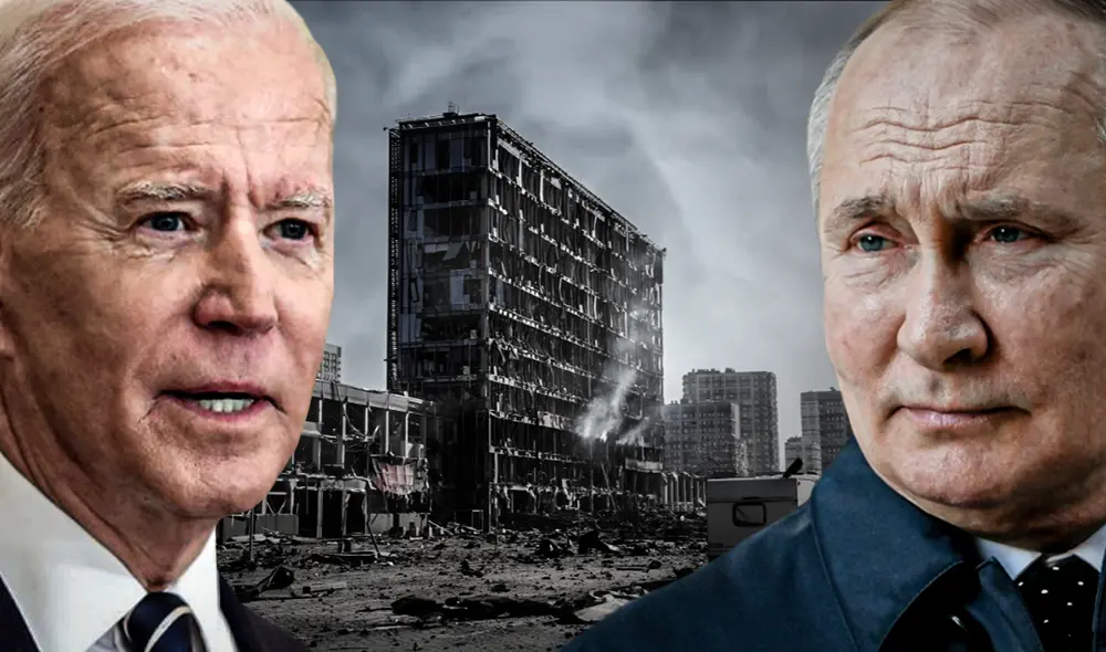 Biden ha descalificado a Putin en varias ocasiones desde que Rusia invadió Ucrania. Foto: composición de Jazmin Ceras / La República Biden ha descalificado a Putin en varias ocasiones desde que Rusia invadió Ucrania. Foto: composición de Jazmin Ceras / La República