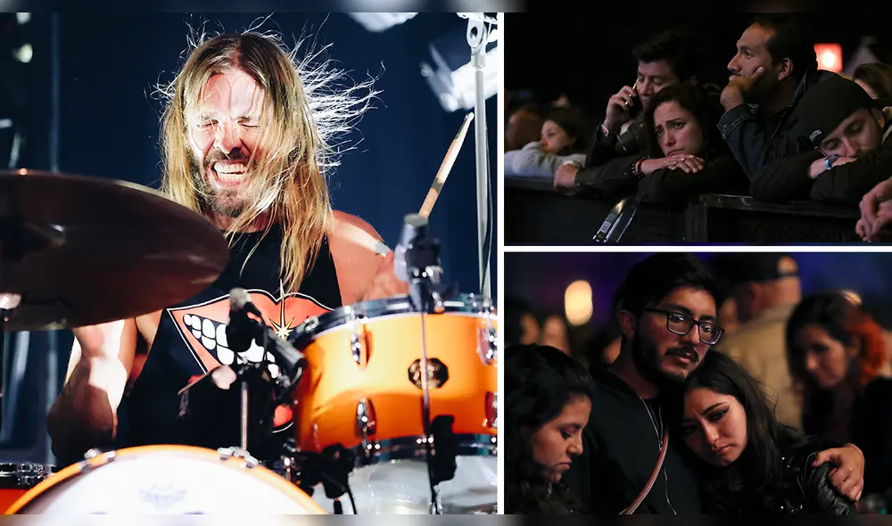 Decenas de seguidores peruanos de la música de Foo Fighters lamentaron no haber tenido la oportunidad de ver en vida a Taylor Hawkins. Foto: composición/AFP