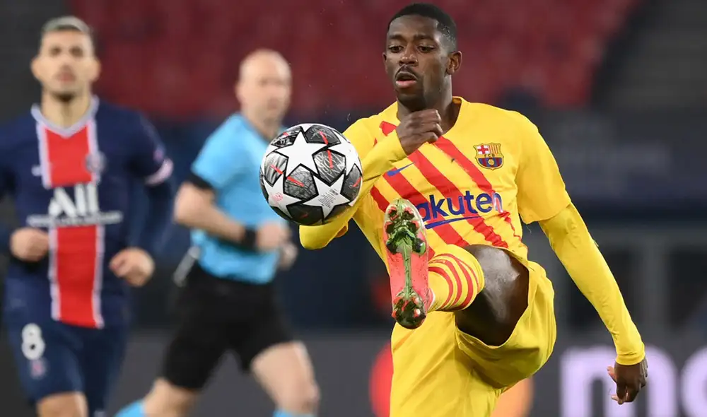 Ousmane Dembélé juega en el FC Barcelona desde el 2017. Foto: AFP