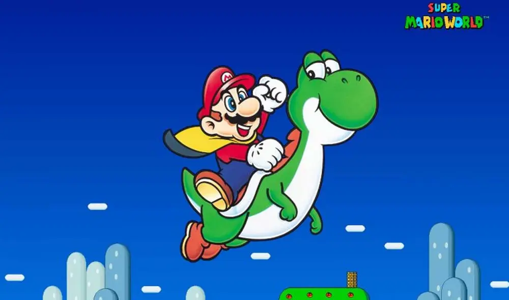 La primera aparición de Yoshi fue en Super Mario World. Foto: Meristation La primera aparición de Yoshi fue en Super Mario World. Foto: Meristation