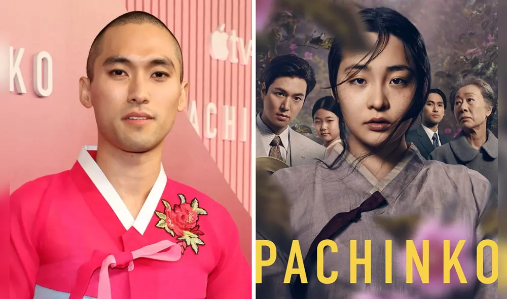 Jin Ha hace el papel de Solomon en "Pachinko" de Apple TV+. Foto composición: Teen Vogue y IMDb Jin Ha hace el papel de Solomon en "Pachinko" de Apple TV+. Foto composición: Teen Vogue y IMDb