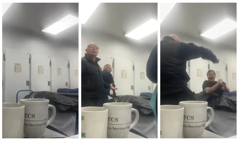 Joven realiza una broma pesada en funeraria donde trabaja y lo suspenden. Foto: captura de TikTok.