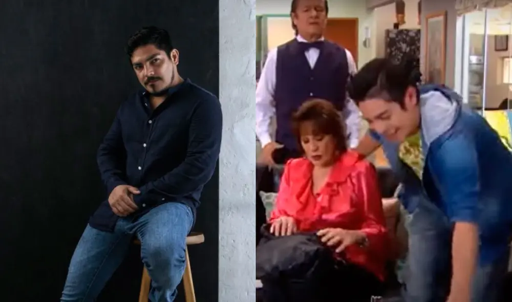 Erick Elera compartió la escena en sus redes sociales junto a los recordados personajes de "Al fondo hay sitio". Foto: Erick Elera/Instagram