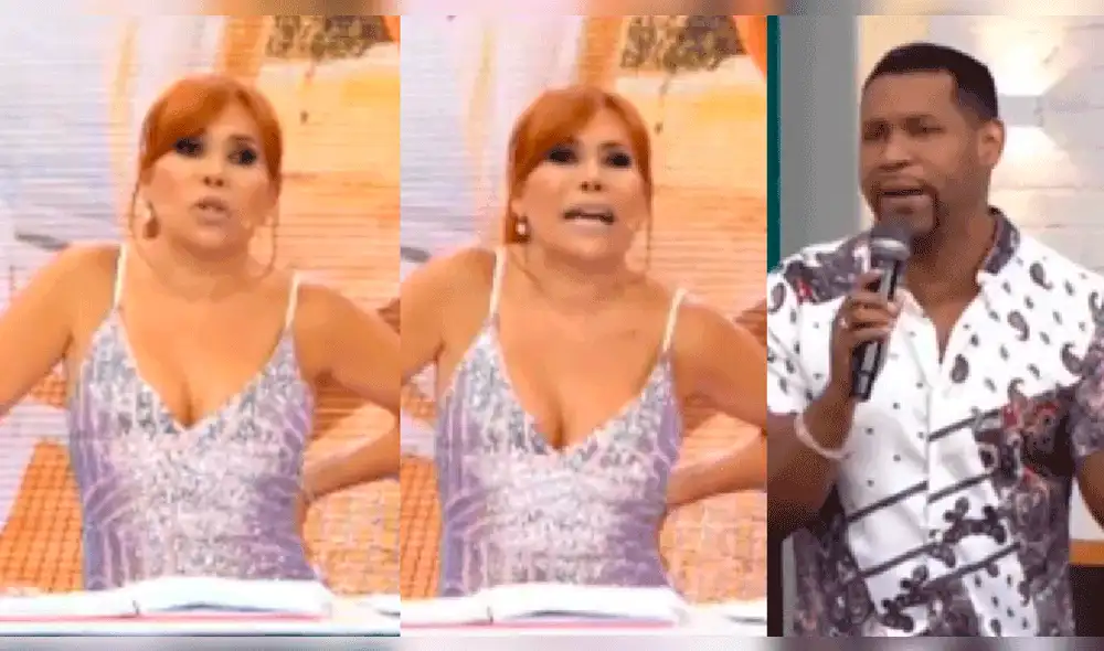 Magaly Medina no perdona que Edson Dávila haya arremetido contra Isabel Acevedo. Foto: composición captura de ATV/América TV Magaly Medina no perdona que Edson Dávila haya arremetido contra Isabel Acevedo. Foto: composición captura de ATV/América TV