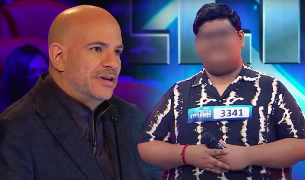 "El hecho de que estés parado aquí significa mucho para la gente que tiene un problema como el tuyo y el mío", dijo Ricardo Morán al joven. Foto: composición LR/captura Latina