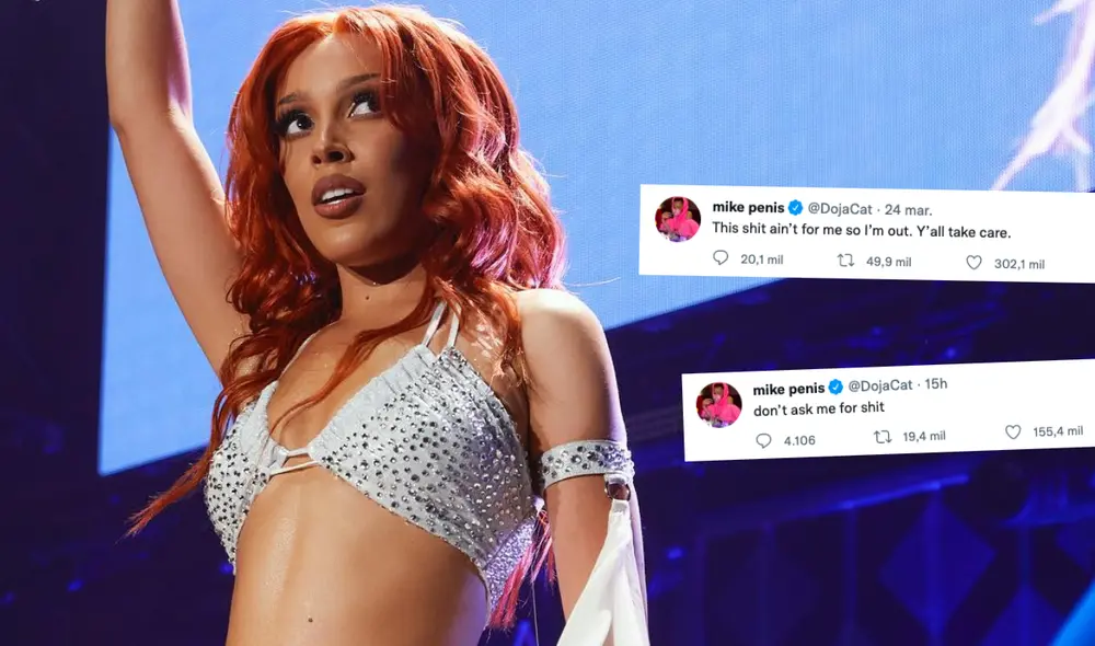 “Le debo mucho a la gente, pero también me debo mucho a mí misma", escribió Doja Cat. Foto: composición Instagram/captura Twitter