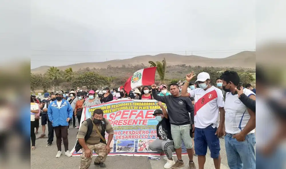 Pescadores exigen al Estado la entrega de alimentos de calidad y en cantidades suficiente. Foto: ASPEFAEA