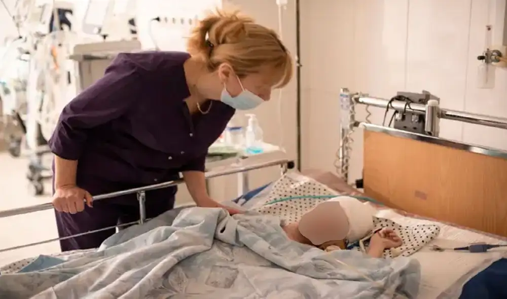 Volodimir es uno de los niños afectados por la guerra de Rusia contra Ucrania. Foto: The Guardian Volodimir es uno de los niños afectados por la guerra de Rusia contra Ucrania. Foto: The Guardian