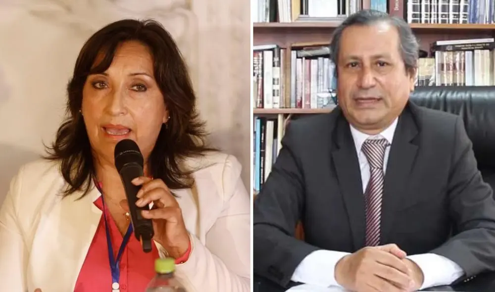 Dina Boluarte se mostró satisfecha por victoria de Cesar Bazán, quien se impuso por un pequeño margen de votos por encima de Javier Villa Stein. Foto: composición LR