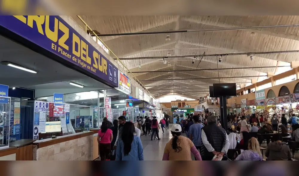 Actividades en el Terminal Terrestre de Arequipa siguen con normalidad. Foto: URPI/Wilder Pari