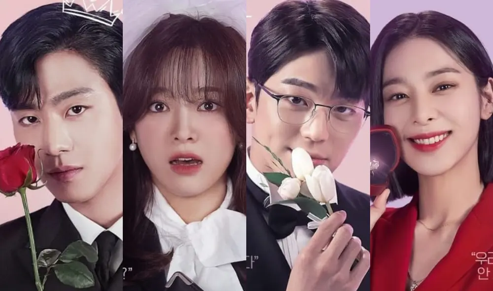 Ahn Hyo Seop, Kim Se Jeong, Kim Min Gyu y Seol In Ah protagonizan "A business proposal". Foto: composición La República / SBS