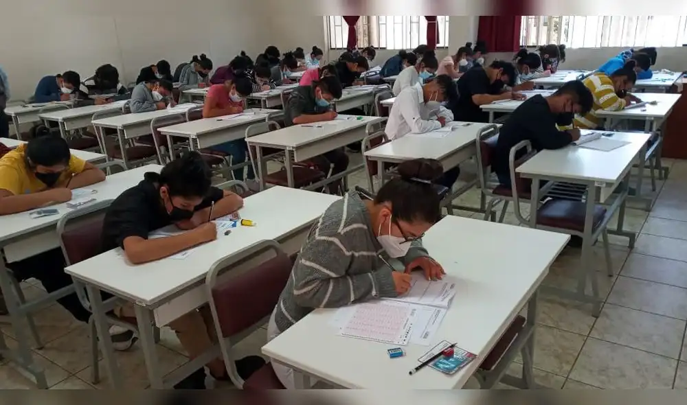 Arequipa. Examen de perfil vocacional se desarrolló este domingo 27 de marzo. Foto: UNSA Arequipa. Examen de perfil vocacional se desarrolló este domingo 27 de marzo. Foto: UNSA