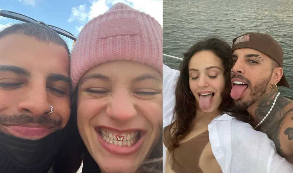 Rosalía y Rauw Alejandro se encuentran más enamorados que nunca. Foto: Rauw Alejandro/Instagram