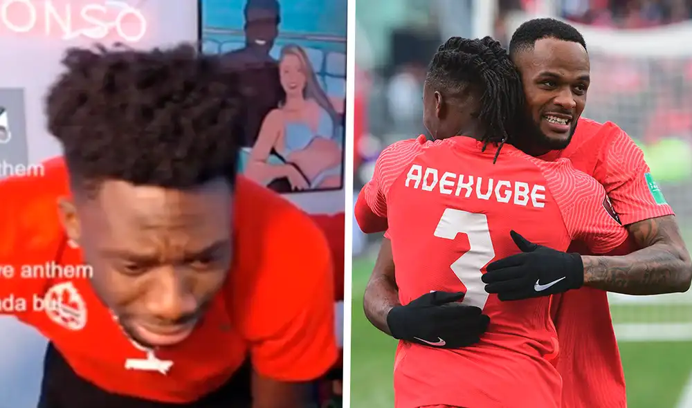 Canadá se clasificó a un Mundial luego de 36 años. Foto: Twitter Selección de Canadá y Twitch Alphonso Davies