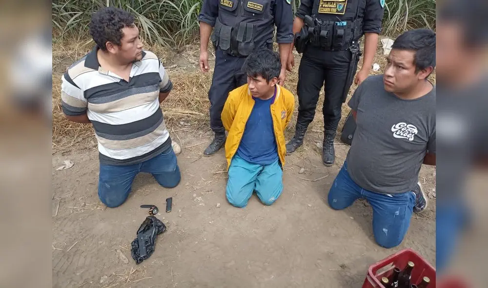 La intervención se registró al promediar las 10.30 a. m. del sábado 26 de marzo. Foto: PNP La intervención se registró al promediar las 10.30 a. m. del sábado 26 de marzo. Foto: PNP