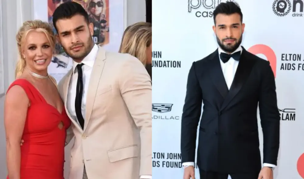 Prometido de Britney Spears asistió a los Oscar 2022 sin la cantante. Foto: composición Page Six