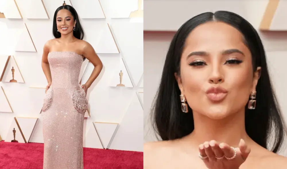 La estadounidense se presentó con elegante vestido a los Premios Oscar 2022. Foto: Internet La estadounidense se presentó con elegante vestido a los Premios Oscar 2022. Foto: Internet