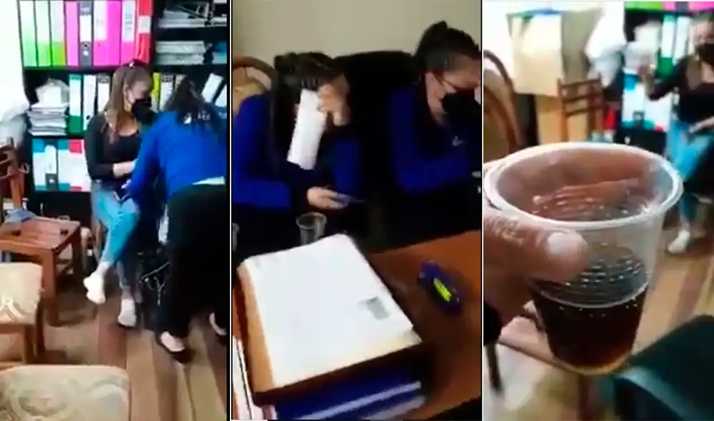 Regidora grabó el hecho con su teléfono celular. Foto: Captura Video Facebook Nesa Zco Pia